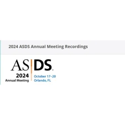 ASDS Annual Meeting Recordings 2024