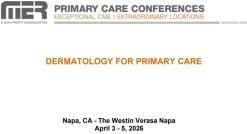 MER Primary Care Conferences Dermatology for Primary Care Apr 03-05, 2026